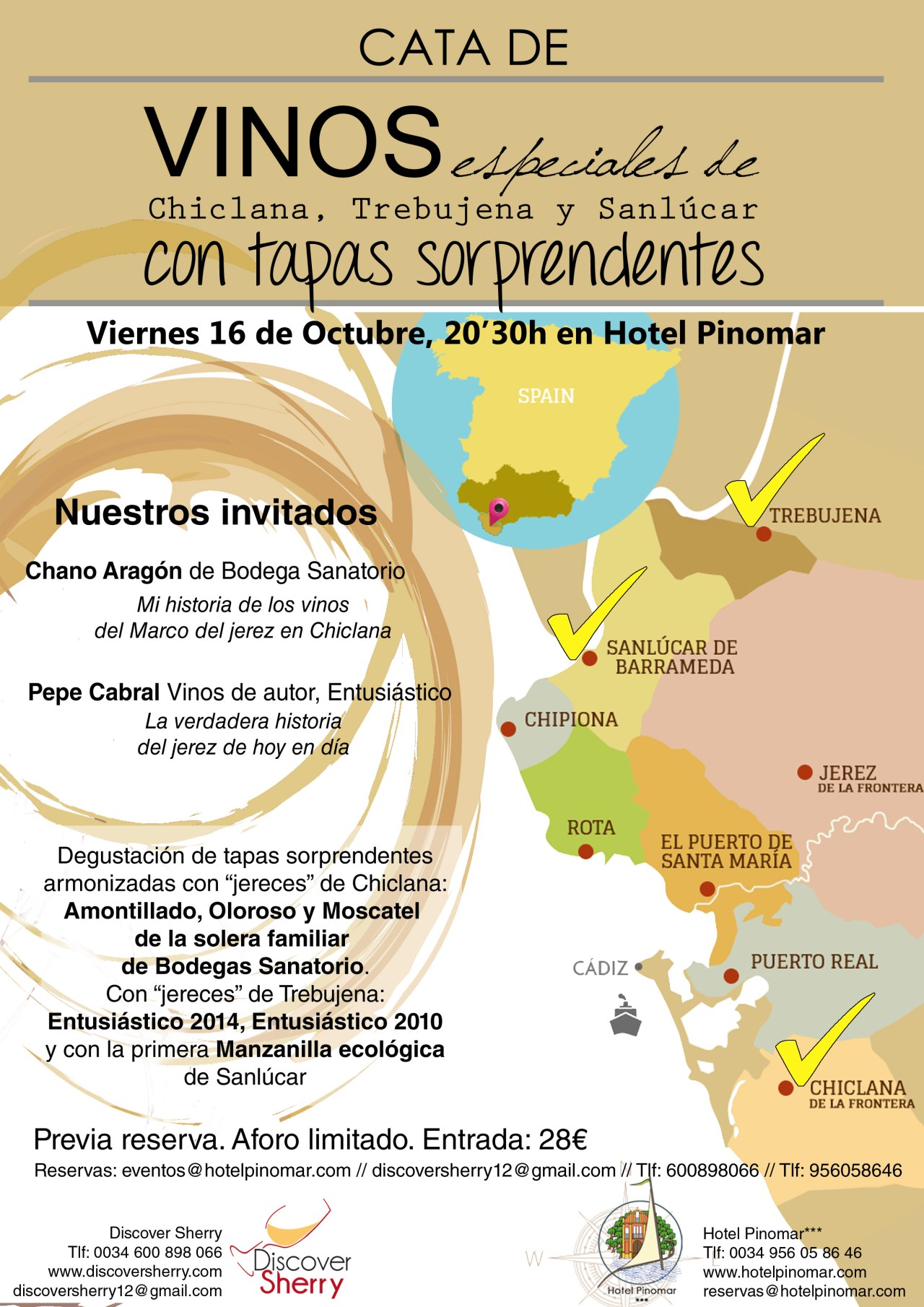 Cata de vinos especiales con tapas sorprendentes.  Tasting of special wines and pairing with surprising&nbsp;tapas.