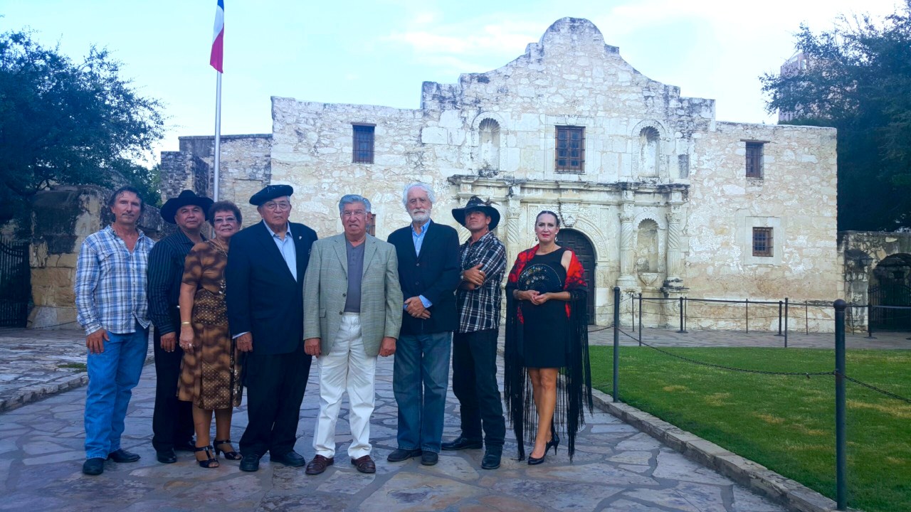 delegación de Texas, España y Méxicos