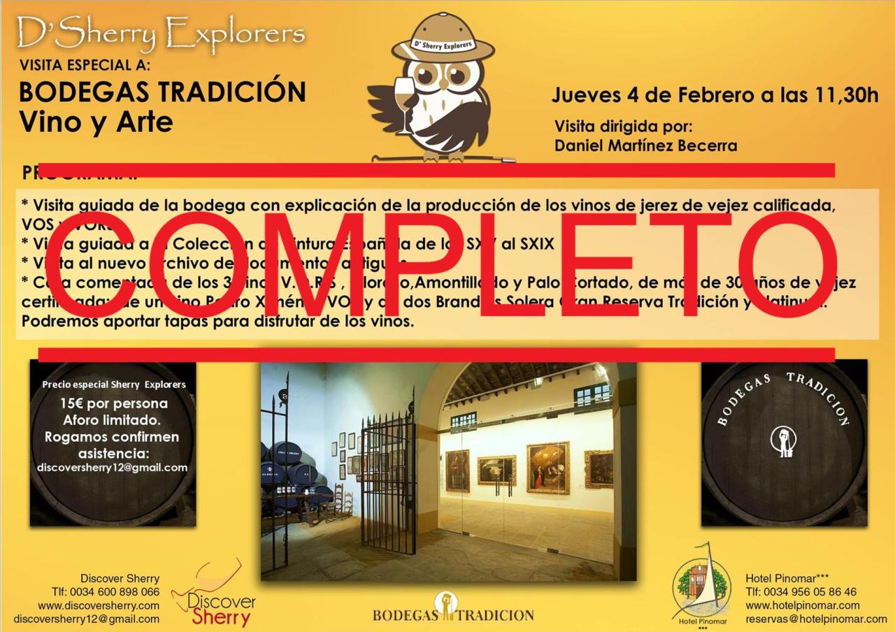 Visita a Bodegas Tradición:&nbsp;COMPLETA