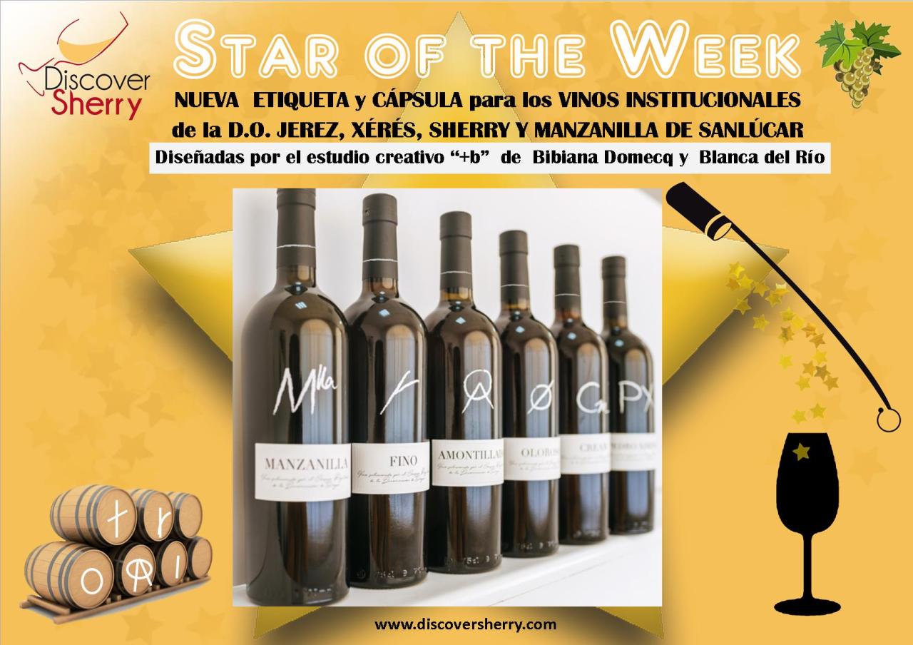 STAR OF THE WEEK: Nueva etiqueta para la DO Jerez-Xérés-Sherry / New label for the Sherry Regulatory&nbsp;Council