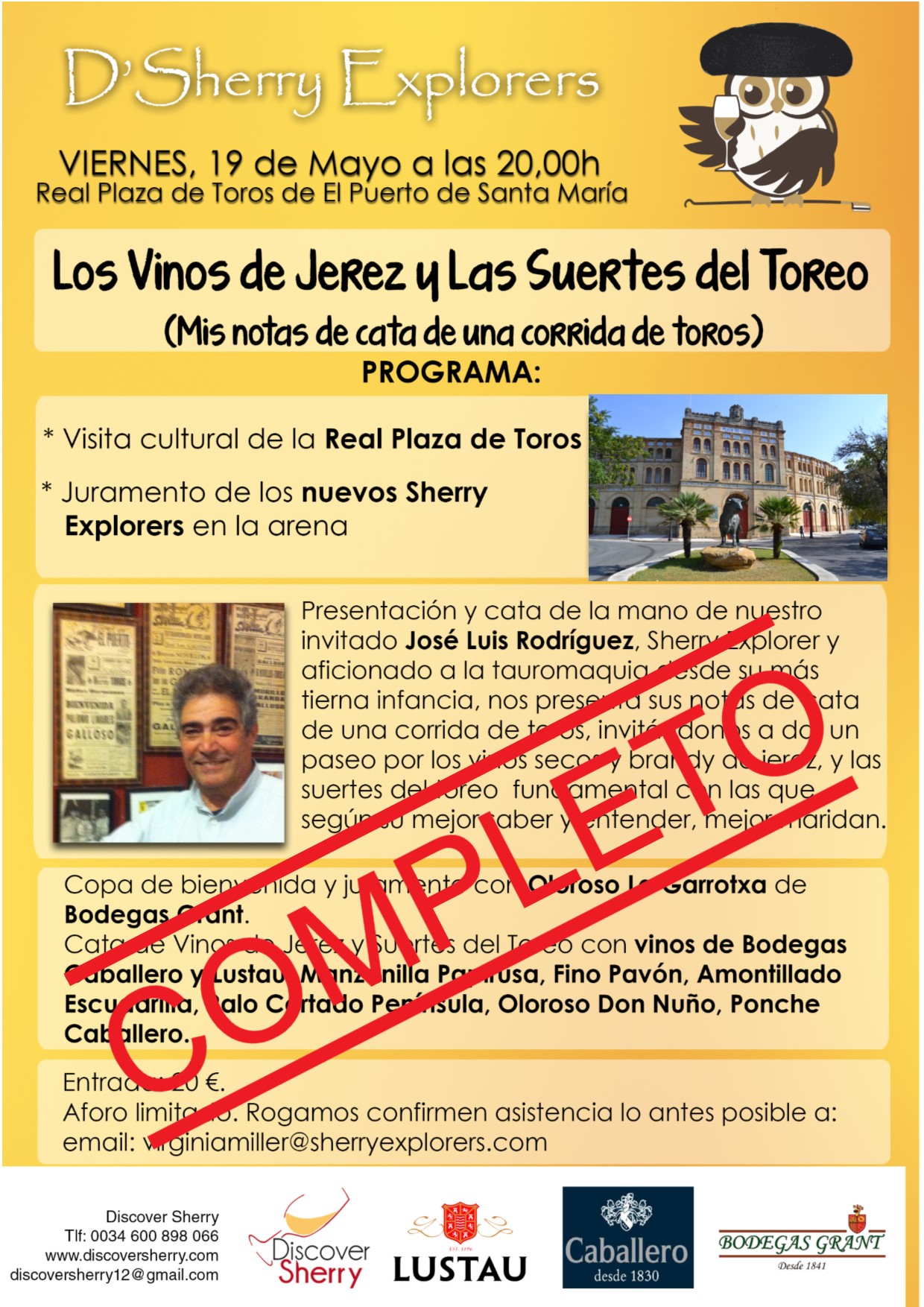 Reunión día 19 de mayo en la Plaza de Toros:&nbsp;COMPLETA