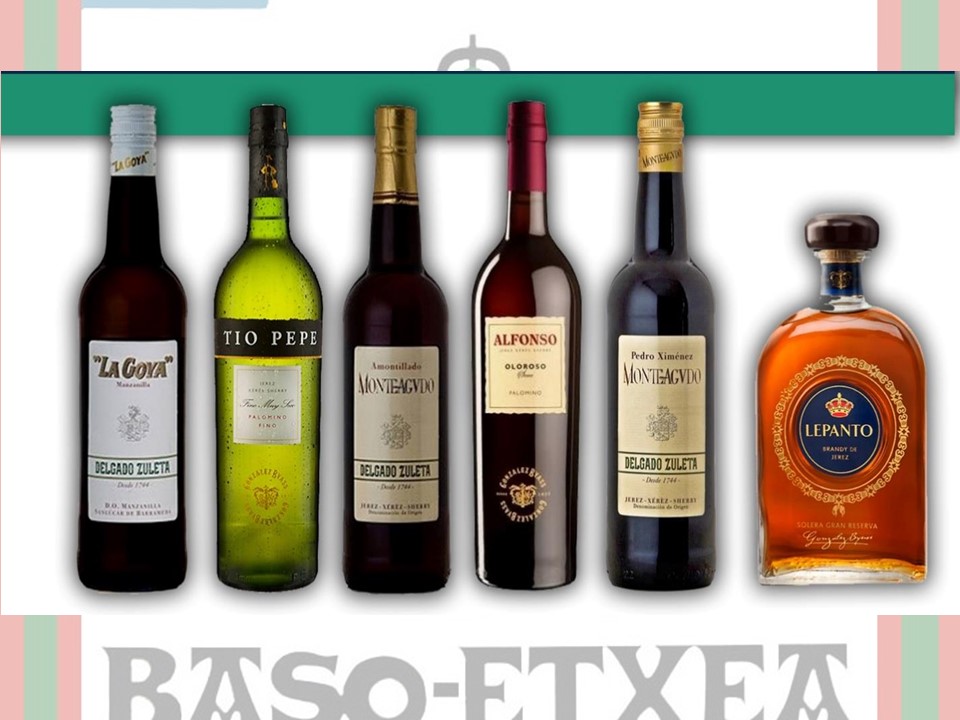 Los Pintxos Donostiarras se enamoran de los Vinos y Brandy de Jerez en Baso Etxea/The Donostia Pintxos fall in love with Sherry wines at Baso&nbsp;Etxea