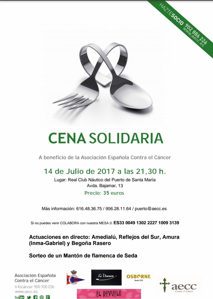 Cena Solidaria Asociación Española contra el Cáncer&nbsp;(Spanish)