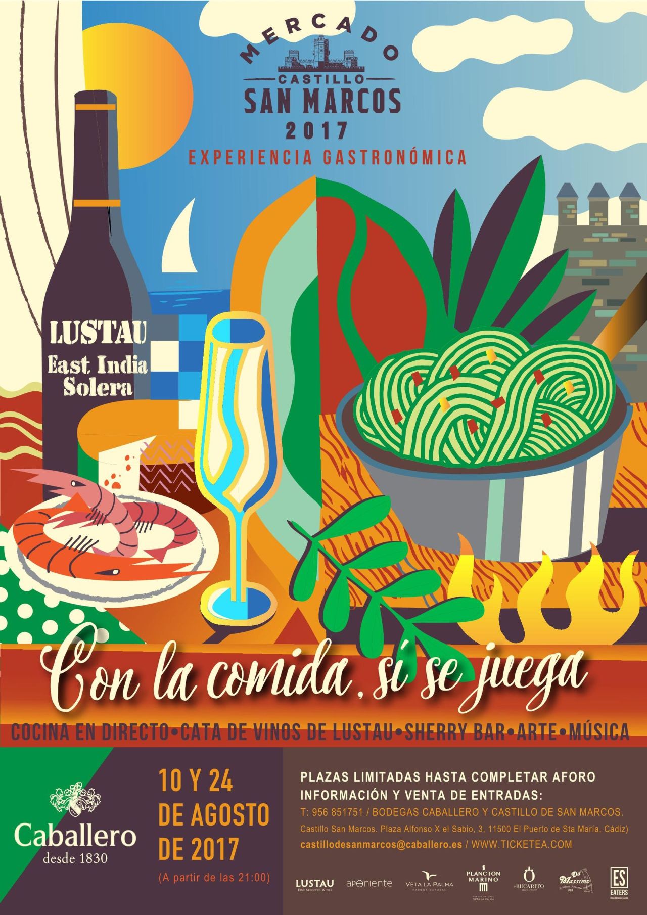 Discover Sherry recommends: XXVII Ciclo Cultural Caballero: Con la comida, sí se juega.&nbsp;(Spanish)