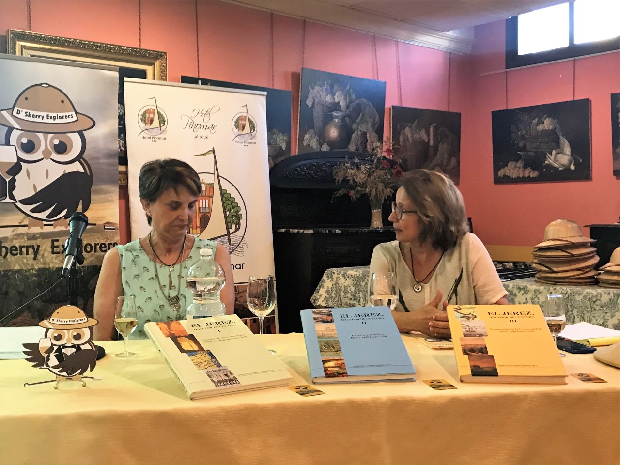 Clase magistral de la Dra. Carmen Borrego Pla en el final de curso de los Sherry Explorers/Master Class given by Dr. Carmen Borrego Pla at the final Sherry Explorers´meeting of the season