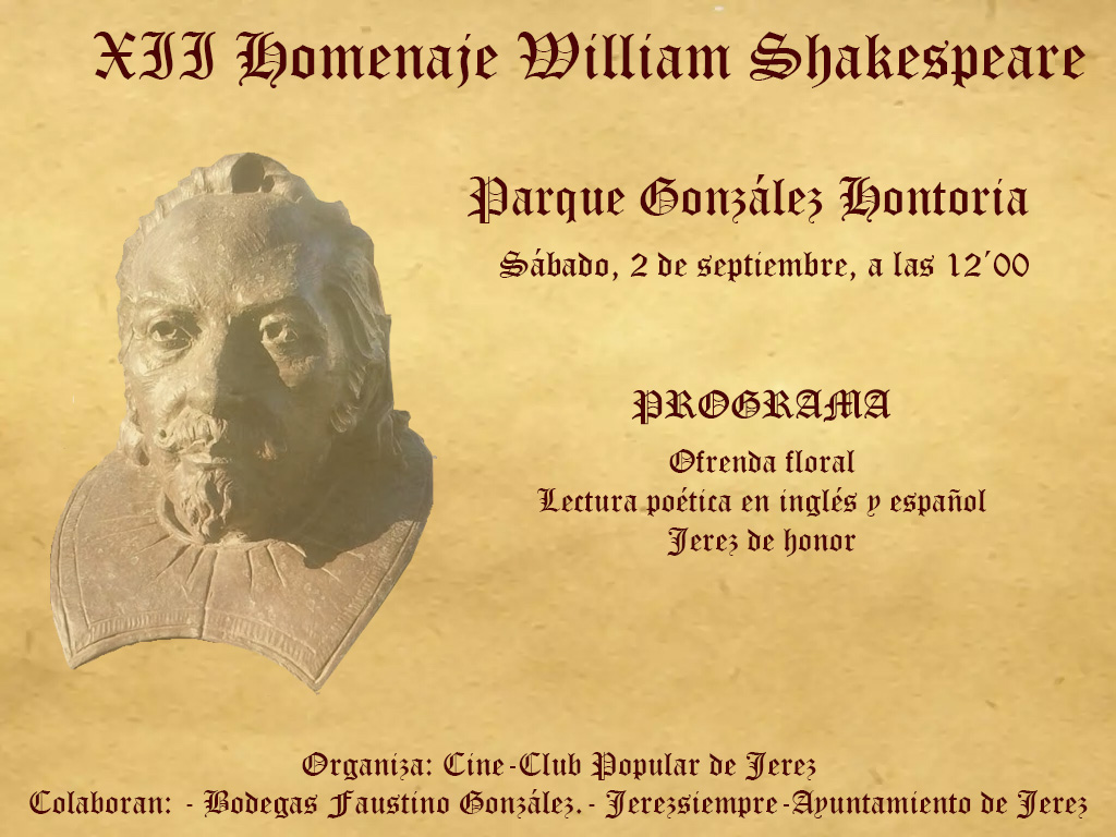 XII Homenaje a William Shakespeare en Jerez&nbsp;(Spanish)
