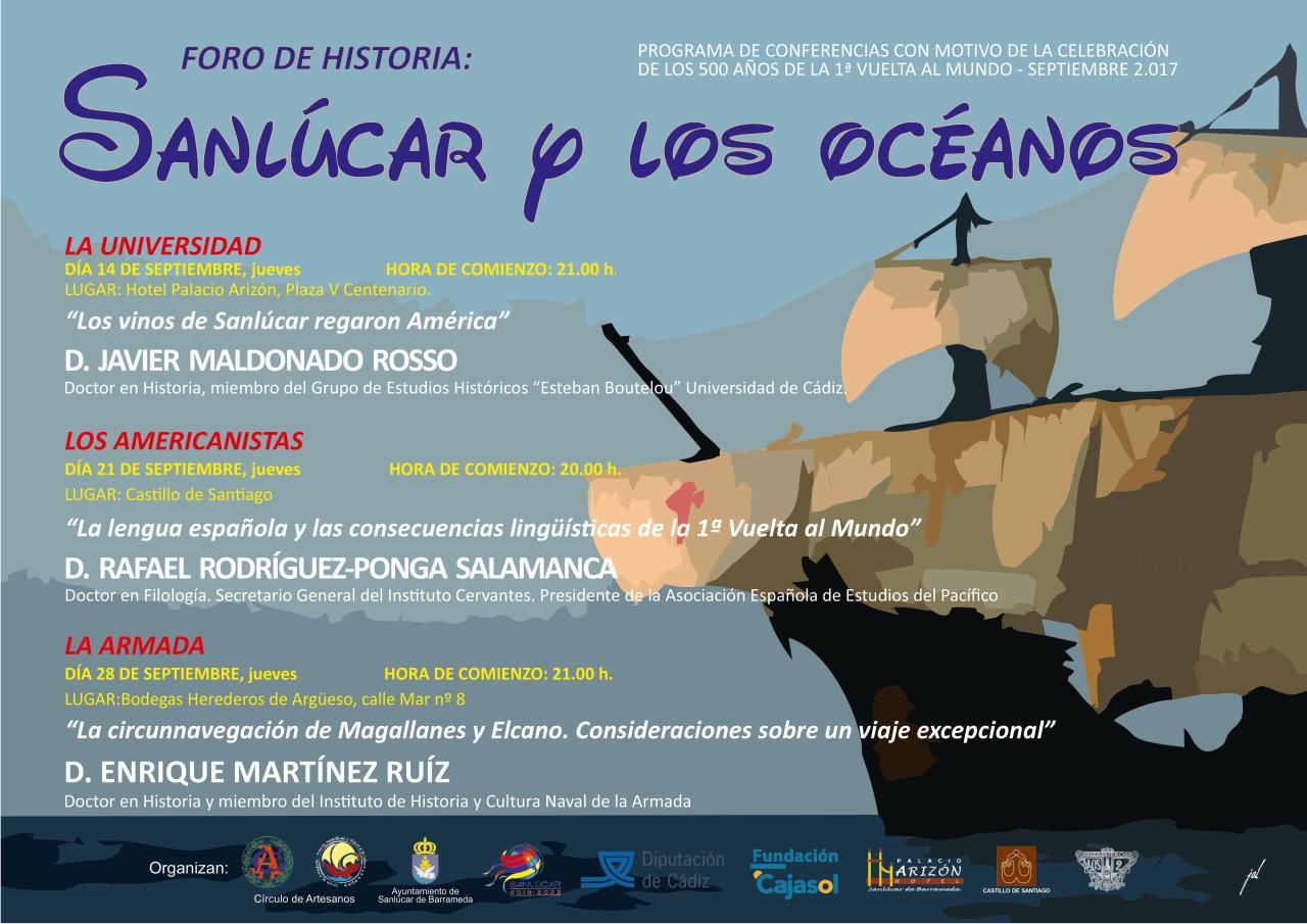Discover Sherry recommends: Foro de Historia: Sanlúcar y los&nbsp;Oceanos