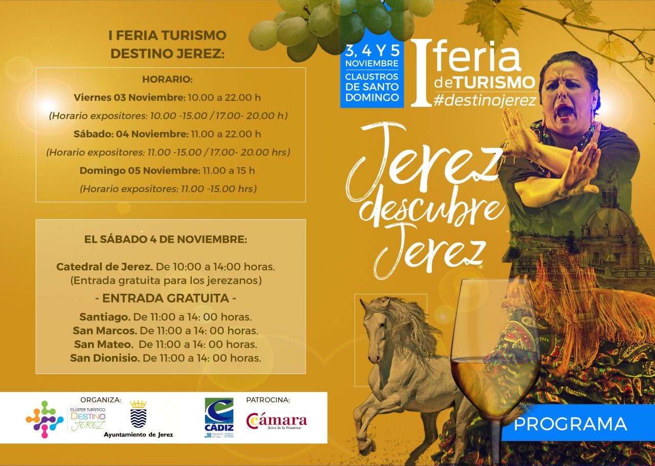 I Feria de Turismo Destino Jerez, 3-5 noviembre&nbsp;(Spanish)