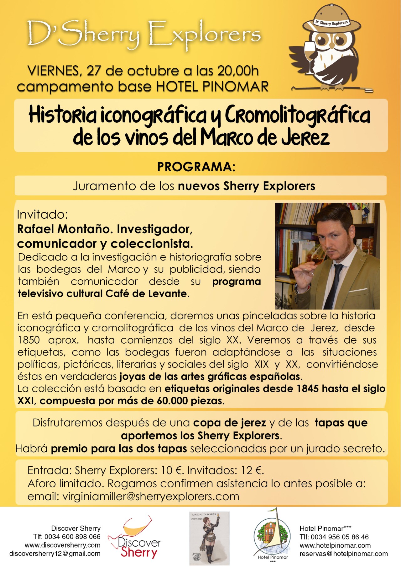 Reunión de octubre con el investigador, comunicador y coleccionista, Rafael Montaño&nbsp;(Spanish)