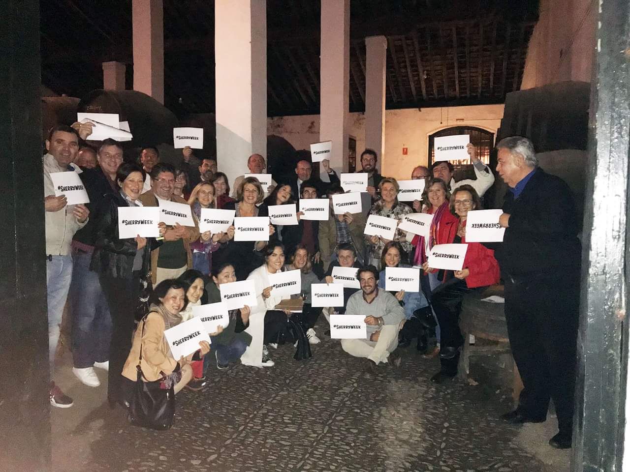 Japón en Bodegas Faustino González celebrando la International Sherry Week/Japan, at th Faustino González Winery, celebrating International Sherry&nbsp;Week