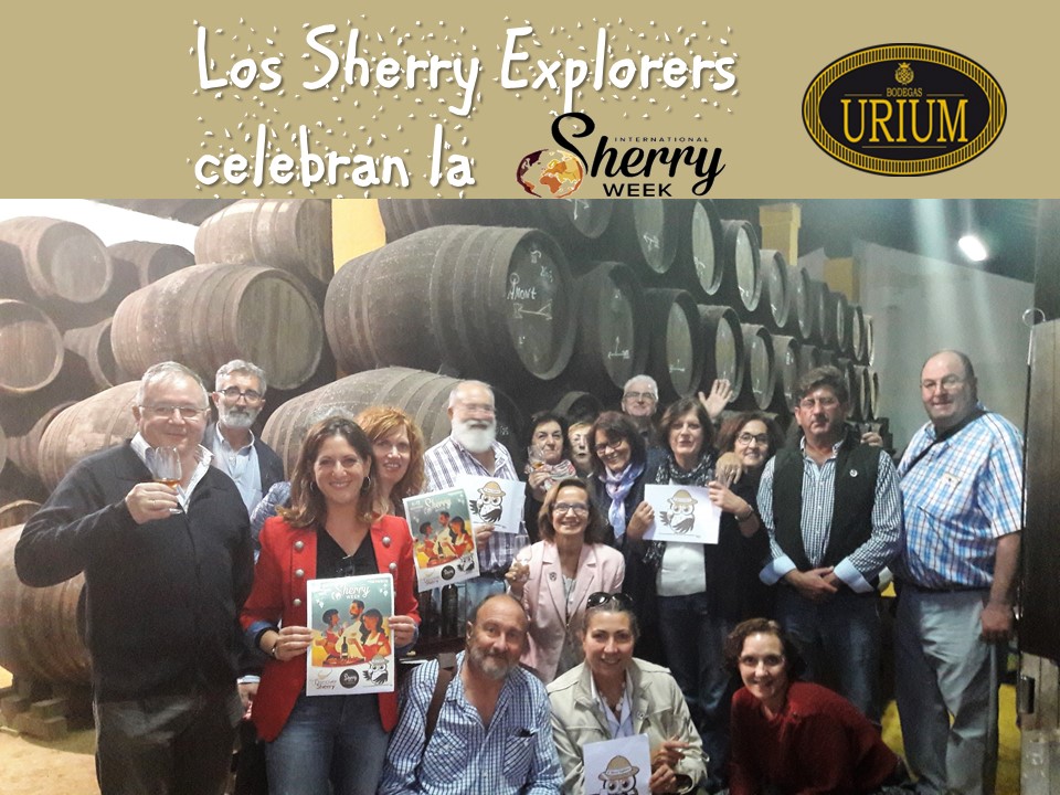 Bodegas Urium y los Sherry Explorers celebran la International Sherry Week/The Urium Winery and the Sherry Explorers celebrate International Sherry&nbsp;Week
