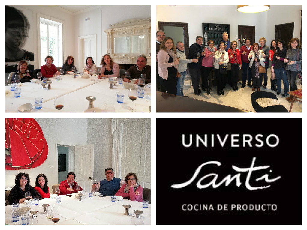 Un buen rato de los Enogastroblogueros en Universo Santi/  A wonderful afternoon for the Food&Wine bloggers at Universo&nbsp;Santi