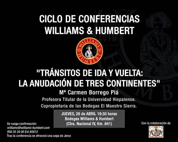 Discover Sherry recommends: Conferencia de la Dra. Mª Carmen Borrego Pla&nbsp;(Spanish)