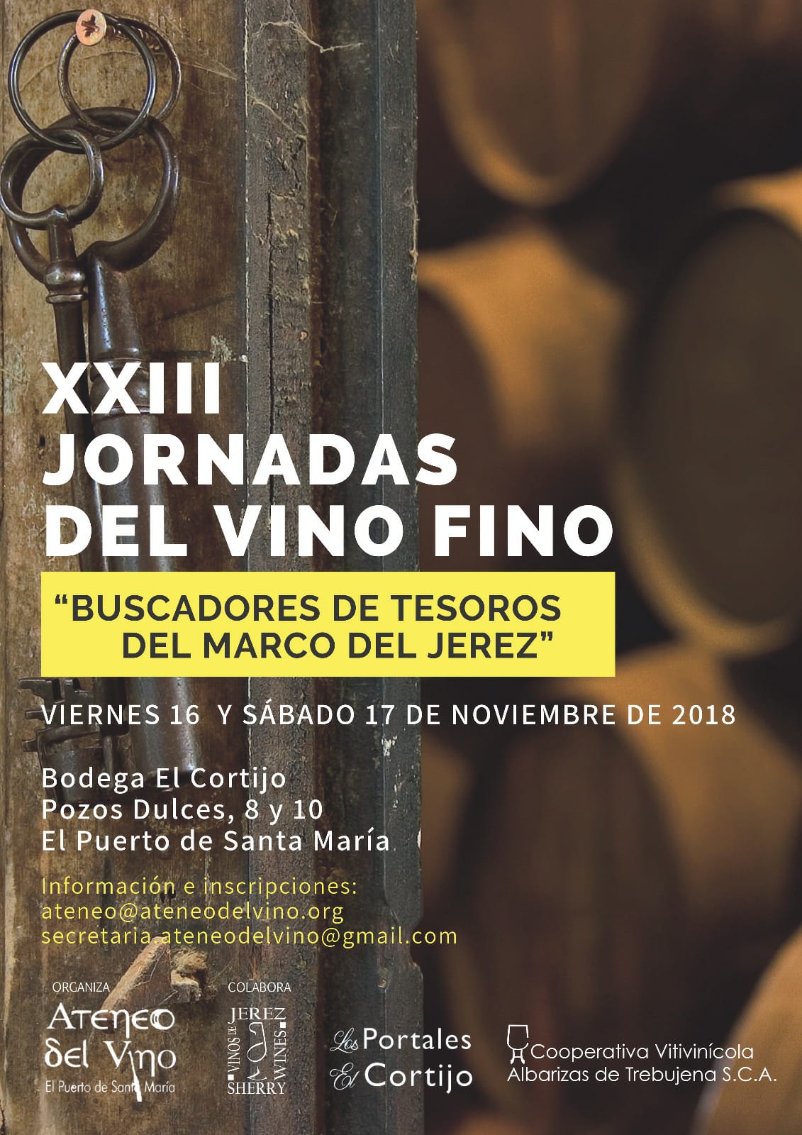 XXIII Jornadas del Vino Fino, El Puerto de Santa María&nbsp;(Spanish)
