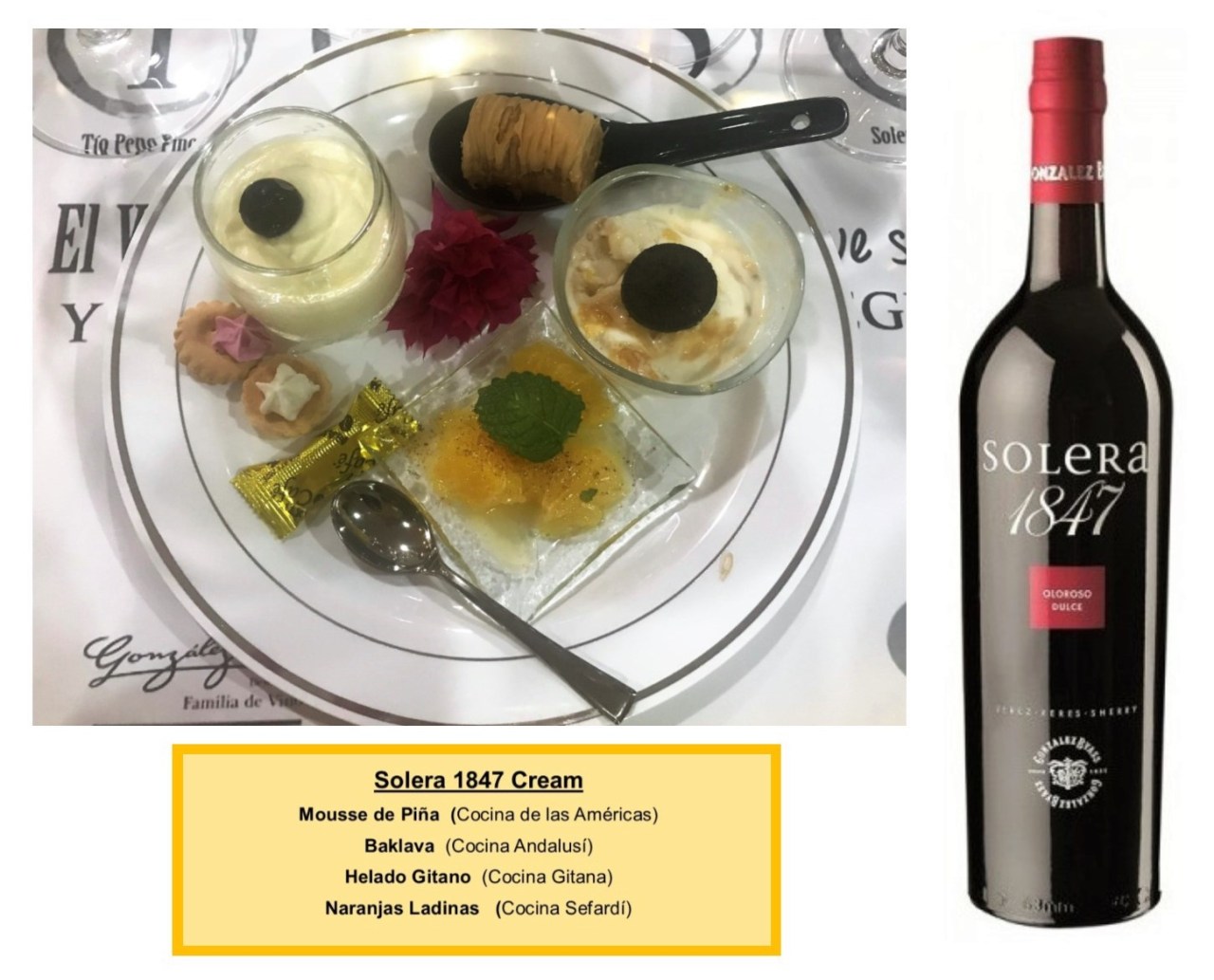 ´La Alboreá´ con Solera 1847 Cream,  por Ángela Gallego&nbsp;(Spanish)