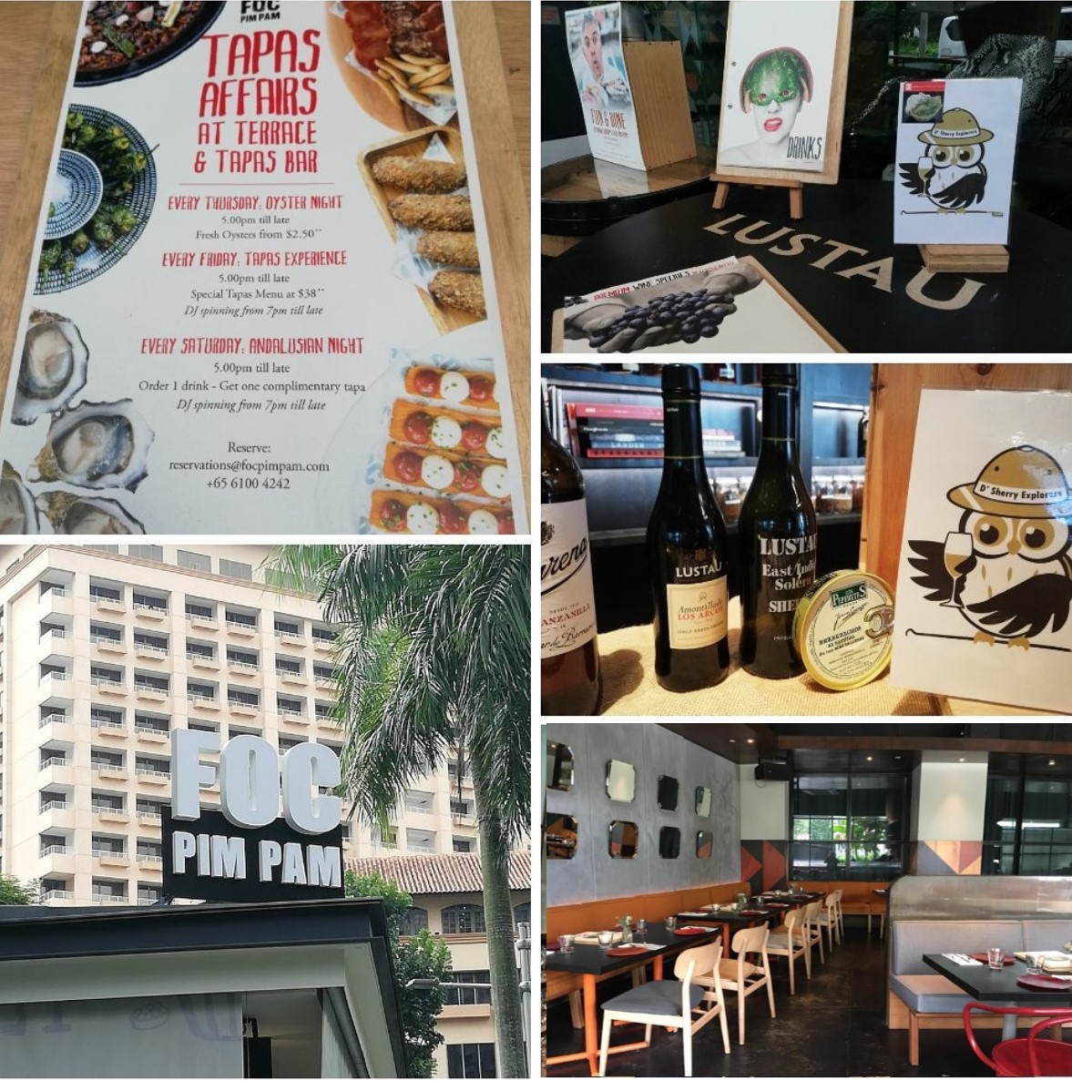 Discover Sherry recommends: “FOC PIM PAM” Spanish Restaurant in&nbsp;Singapore