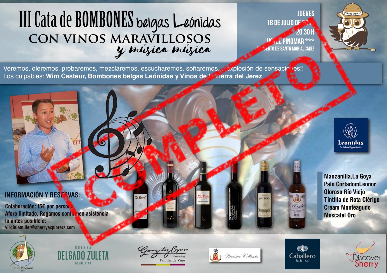 COMPLETA: Cata de Bombones Belgas y Vinos estupendos