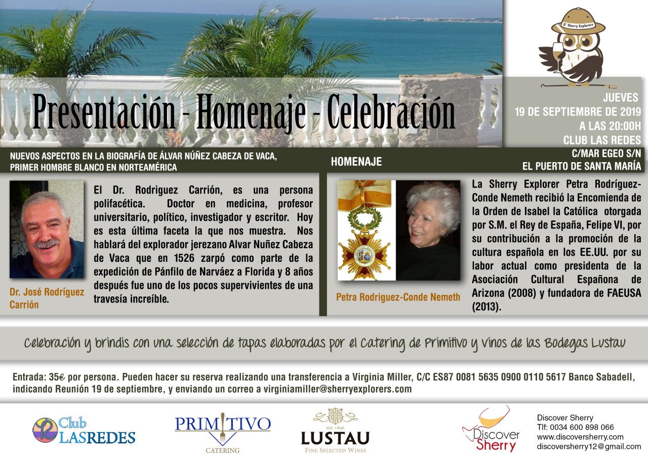 19 de Septiembre: Reunión muy especial de los Sherry Explorers&nbsp;(Spanish)