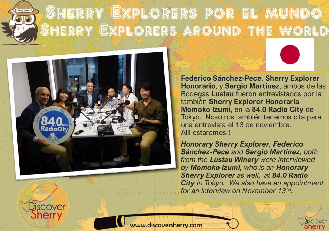 Sherry Explorers por el Mundo: Federico y Sergio entrevistados en&nbsp;Tokyo