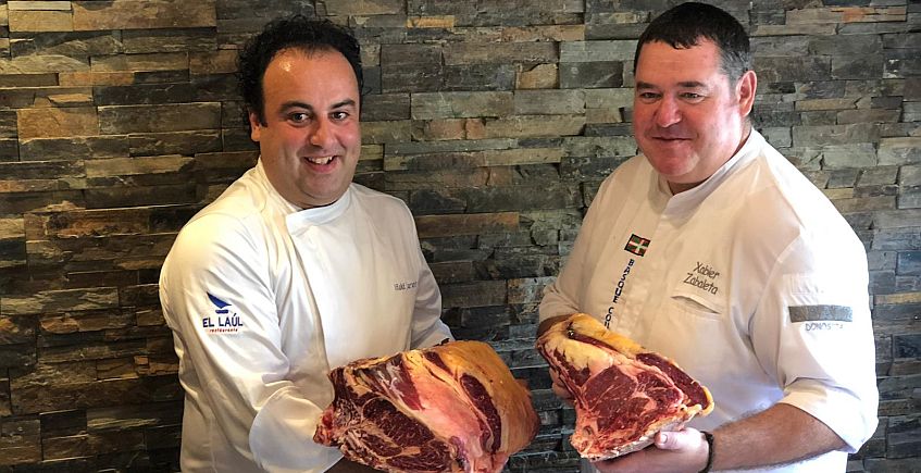 El Sherry Explorer Iñaki Larrainzar en las Jornadas de Cocina Vasca en El Laúl.&nbsp;(Spanish)