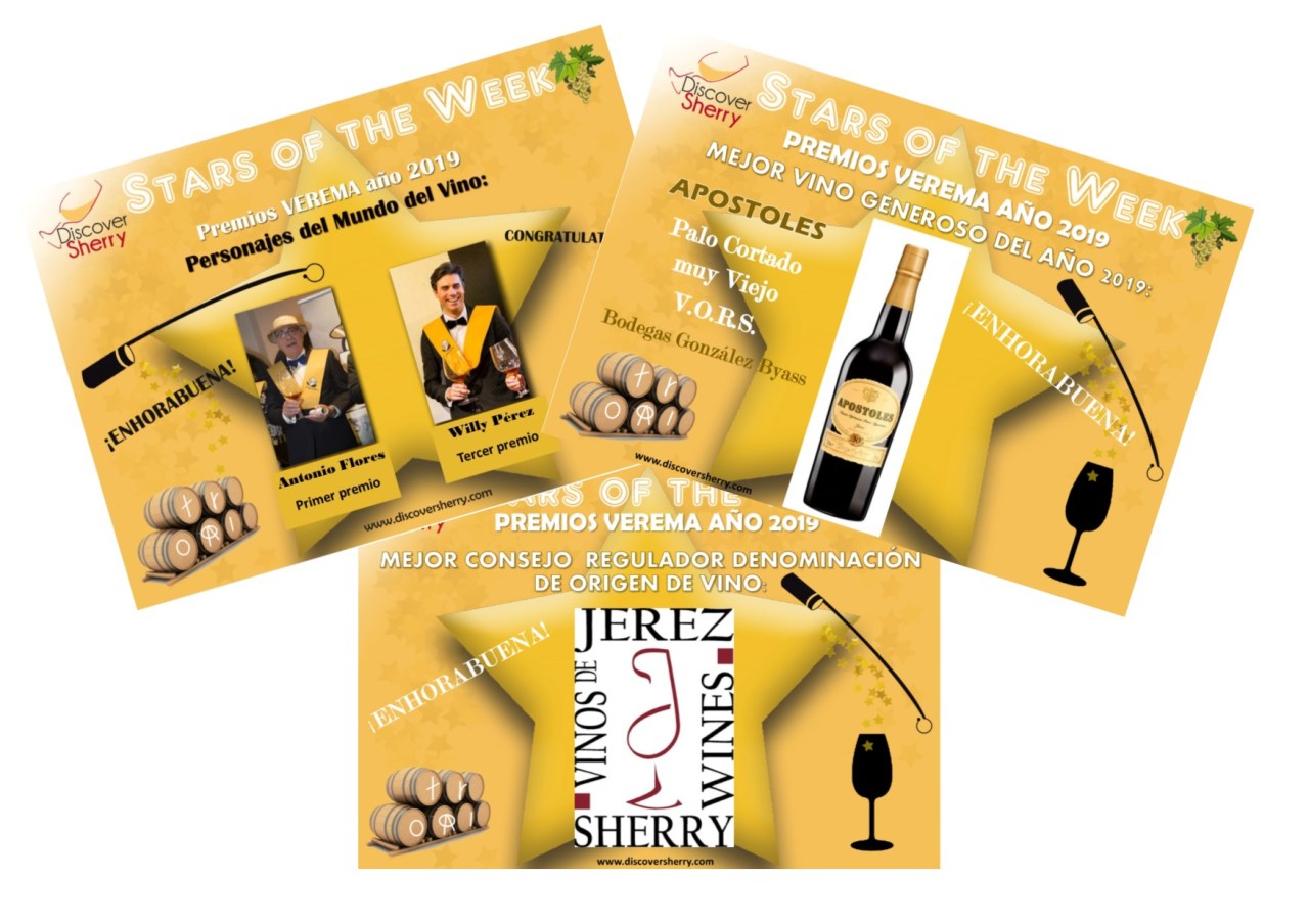 Stars of the Week:  Premios VEREMA 2019 en el Marco del&nbsp;Jerez