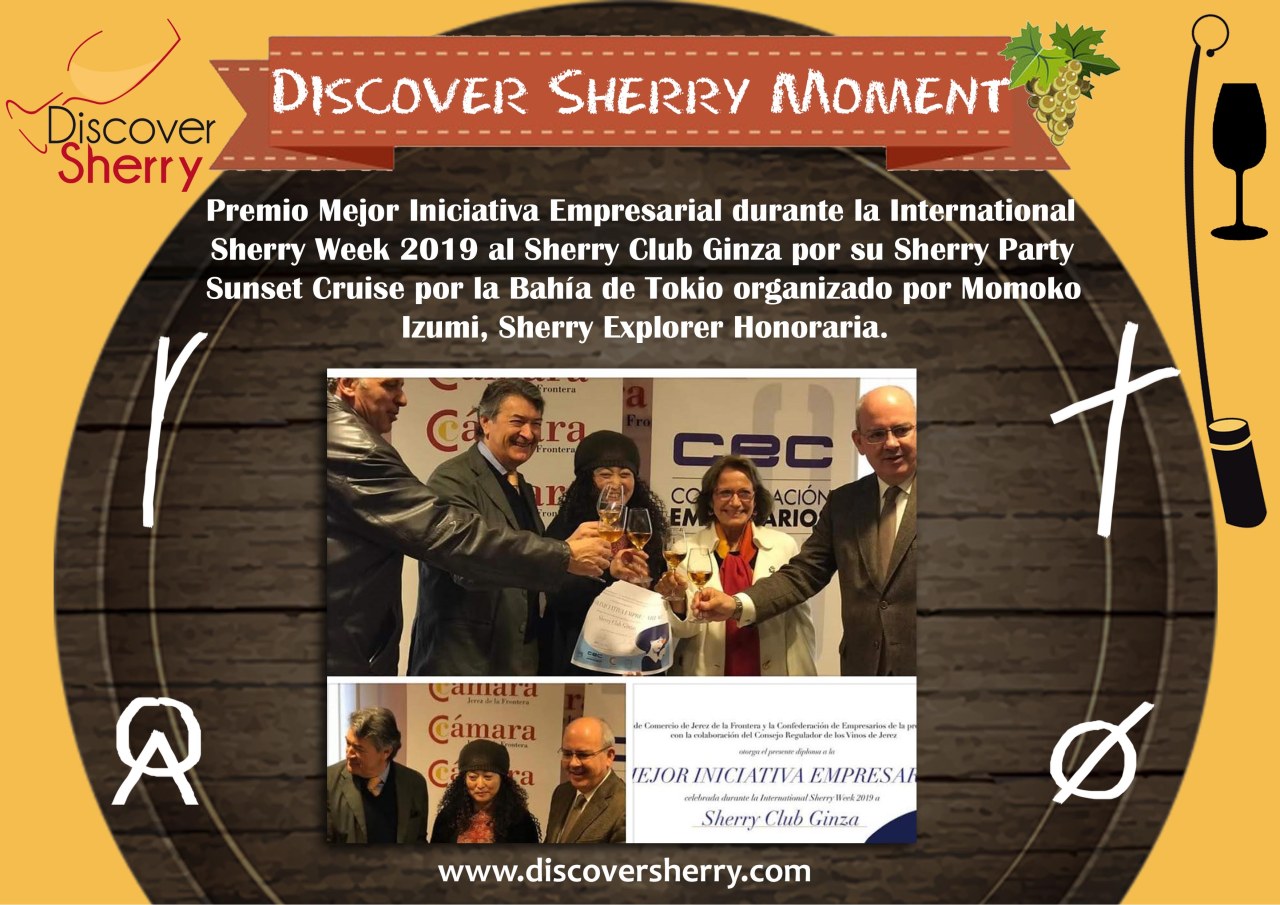 Discover Sherry Moments: Premio mejor iniciativa empresarial: Sherry Club Ginza,&nbsp;Tokio
