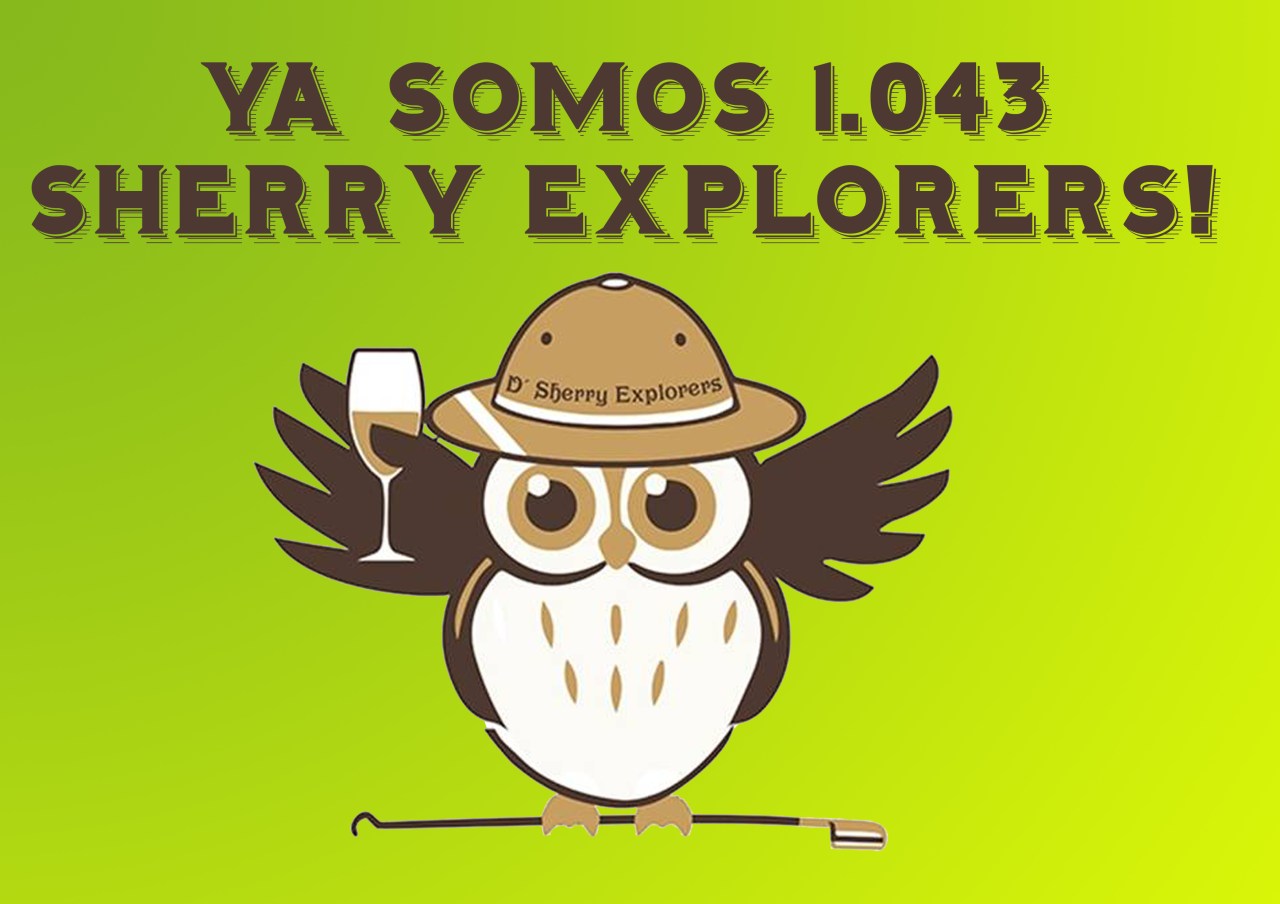 ¡Ya somos 1043 Sherry&nbsp;Explorers!