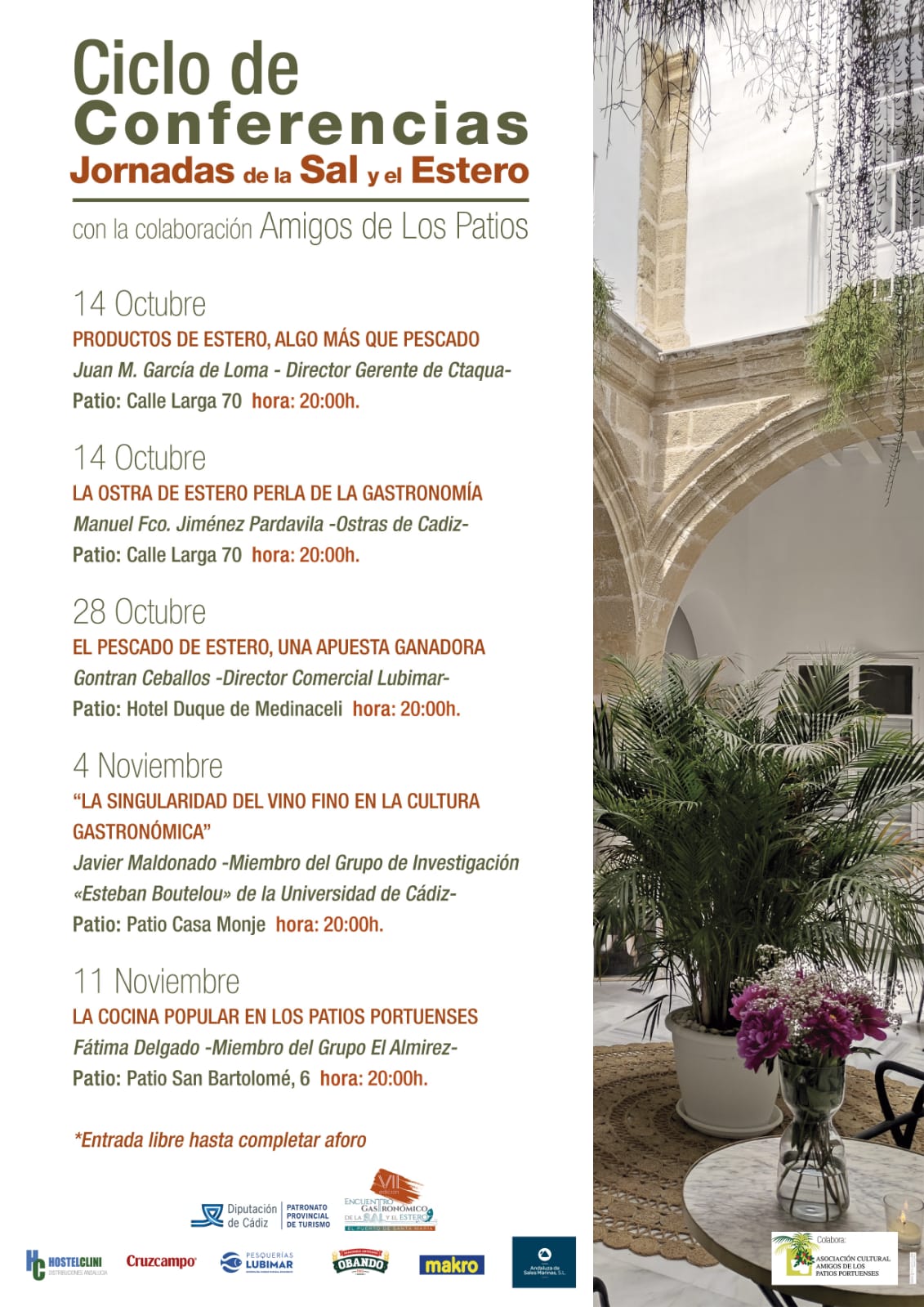 Discover Sherry recommends: Ciclo de Conferencias, Jornadas de la Sal y el&nbsp;Estero