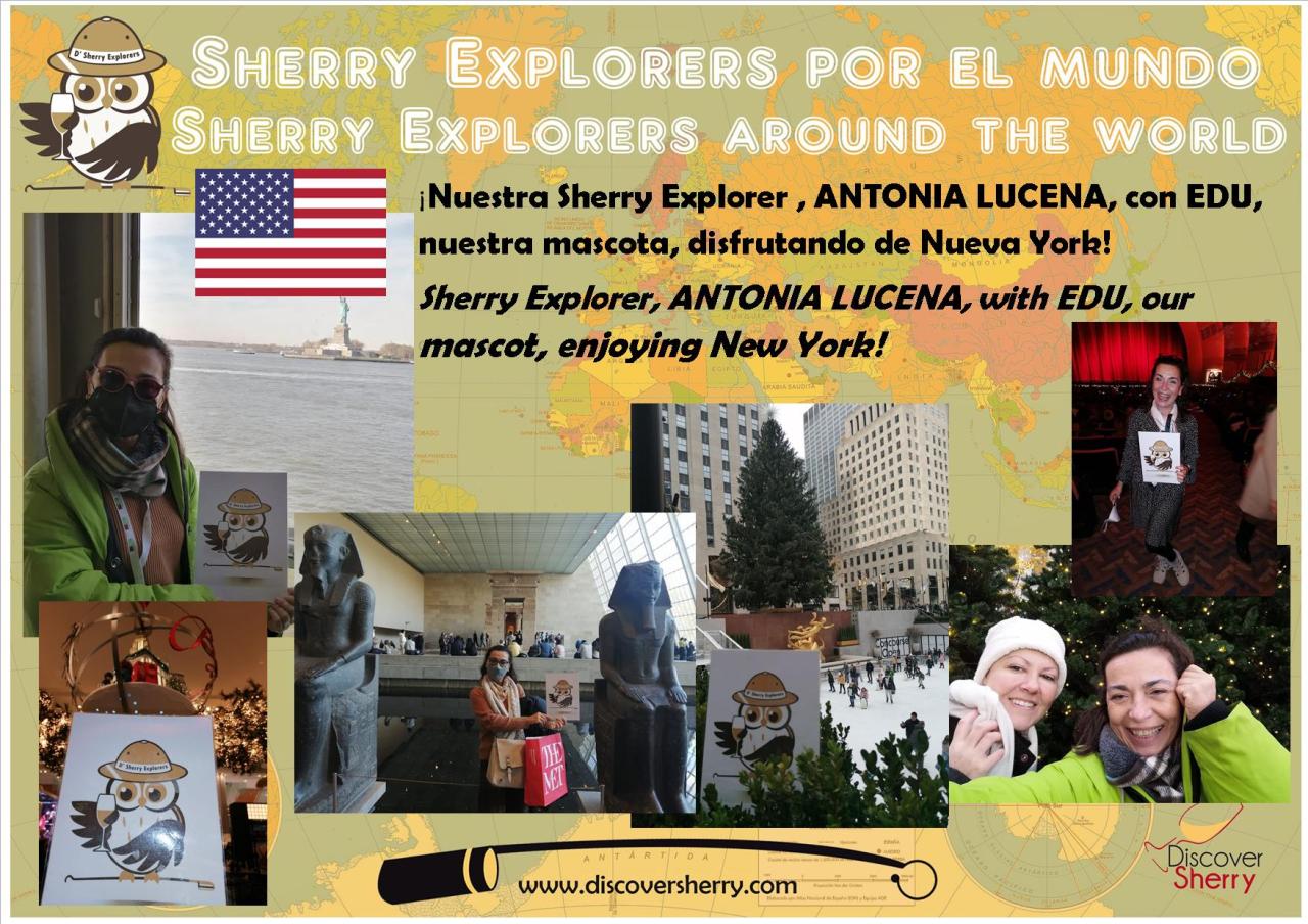Sherry Explorers por el Mundo: Antonia Lucena y EDU en&nbsp;NYC