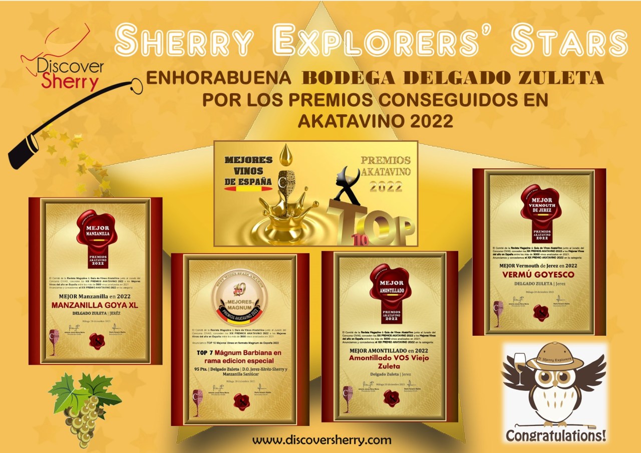 SHERRY EXPLORERS    STARS: Bodega DELAGADO&nbsp;ZULETA
