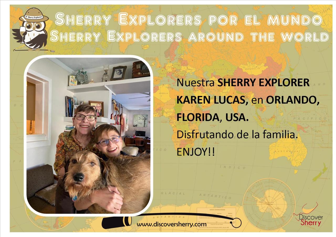 Sherry Explorers por el Mundo: Karen Lucas en Orlando,&nbsp;Florida.