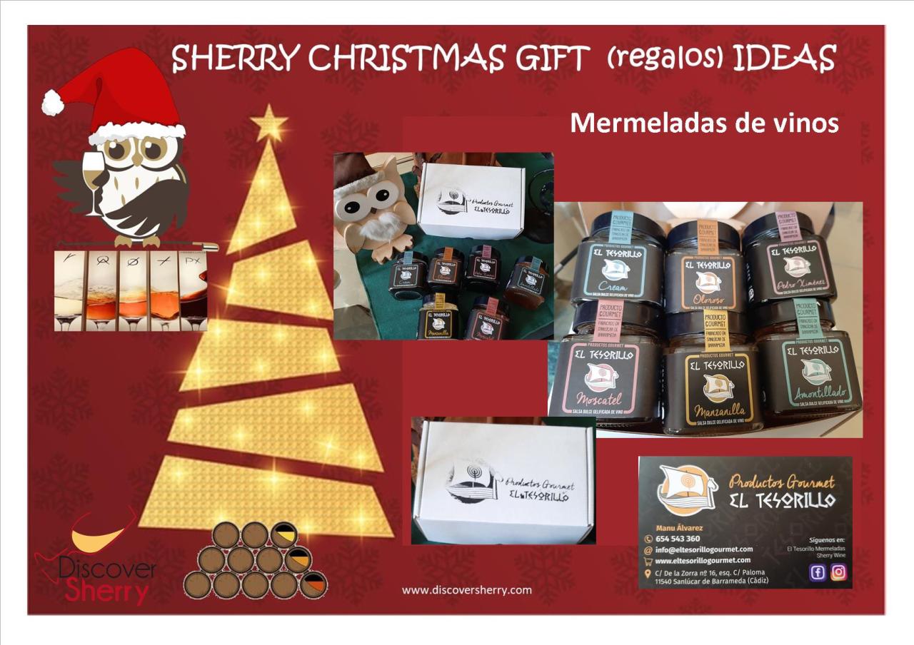Ideas para Sherry Regalos: Mermeladas de vinos de jerez y manzanilla de&nbsp;Sanlúcar