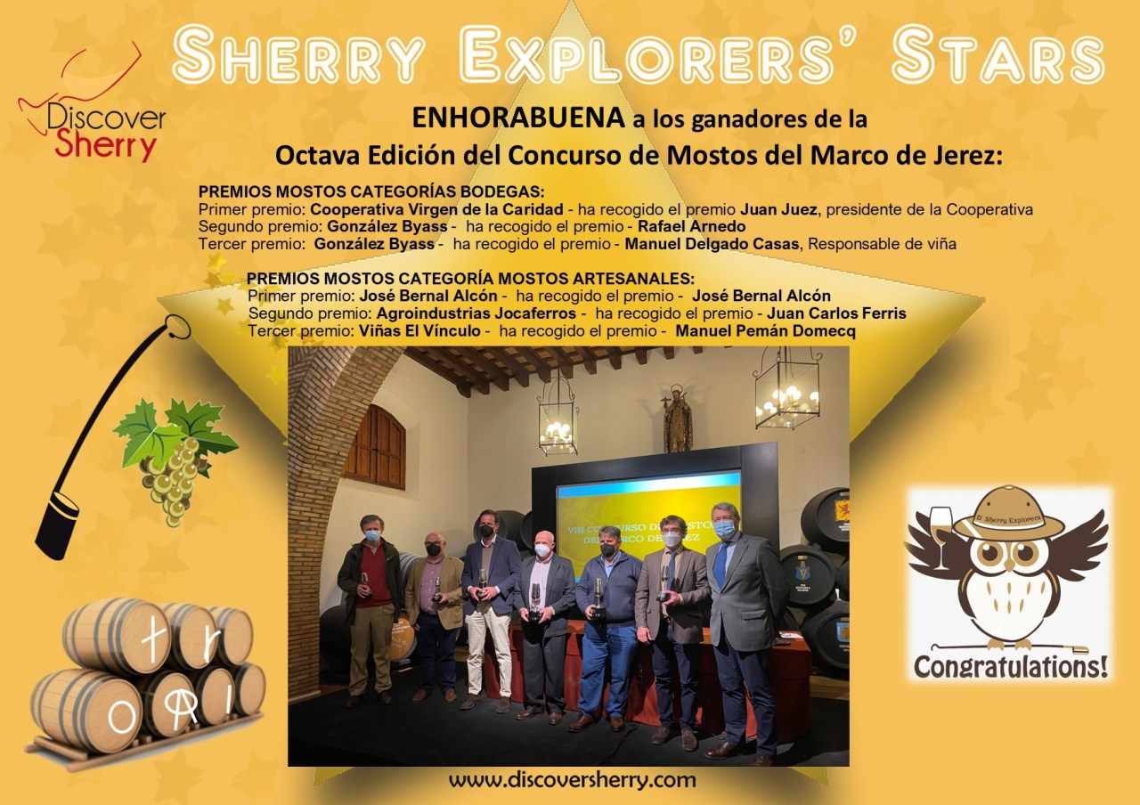 Ganadores de la Octava Edición del Concurso de Mostos del Marco de&nbsp;Jerez