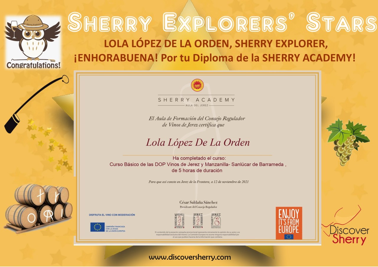 Los Sherry Explorers aprendiendo y explorando: Llega el primer diploma de la SHERRY&nbsp;ACADEMY!