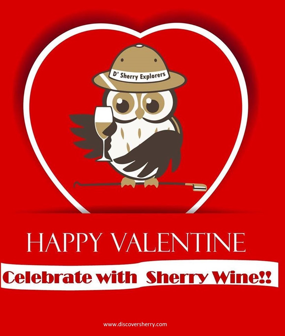 ¡Feliz día de San Valentín! Celebra con Vinos y Brandy de Jerez y Manzanilla de&nbsp;Sanlúcar.