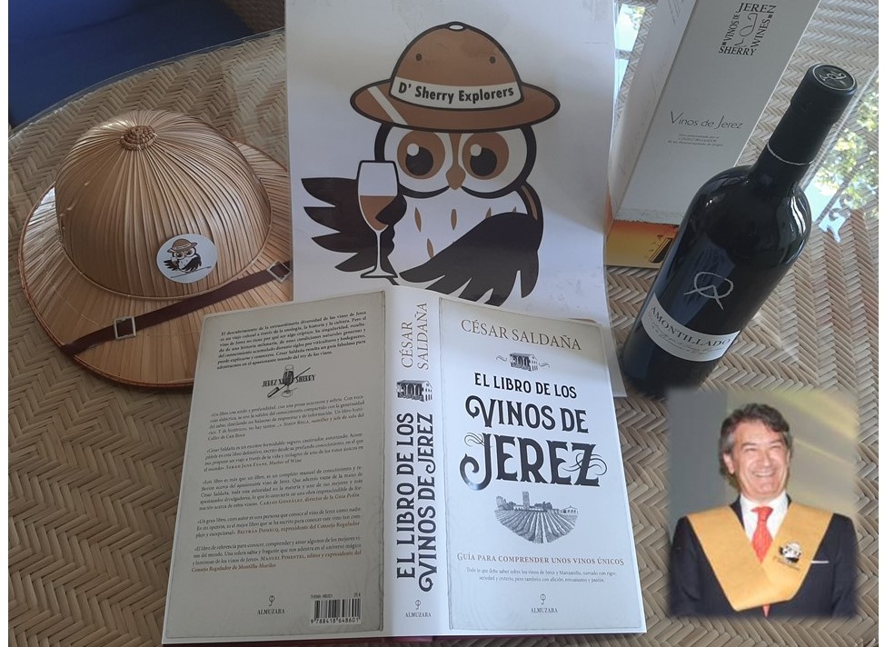 EDU ya está leyendo el libro de nuestro Sherry Explorer Honorario, amigo y mentor: Don César&nbsp;Saldaña.