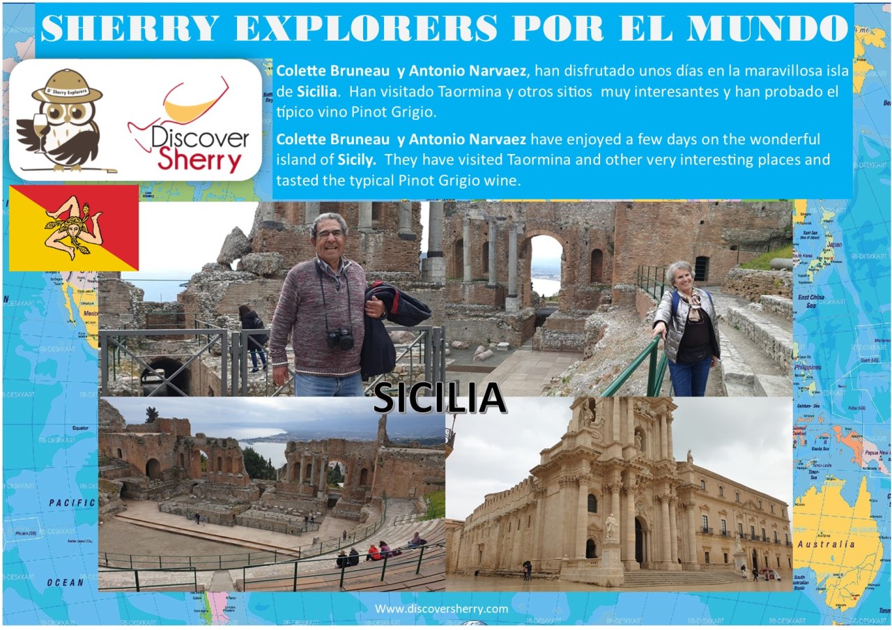 Sherry Explorers por el Mundo: Colette y Antonio en&nbsp;Sicilia