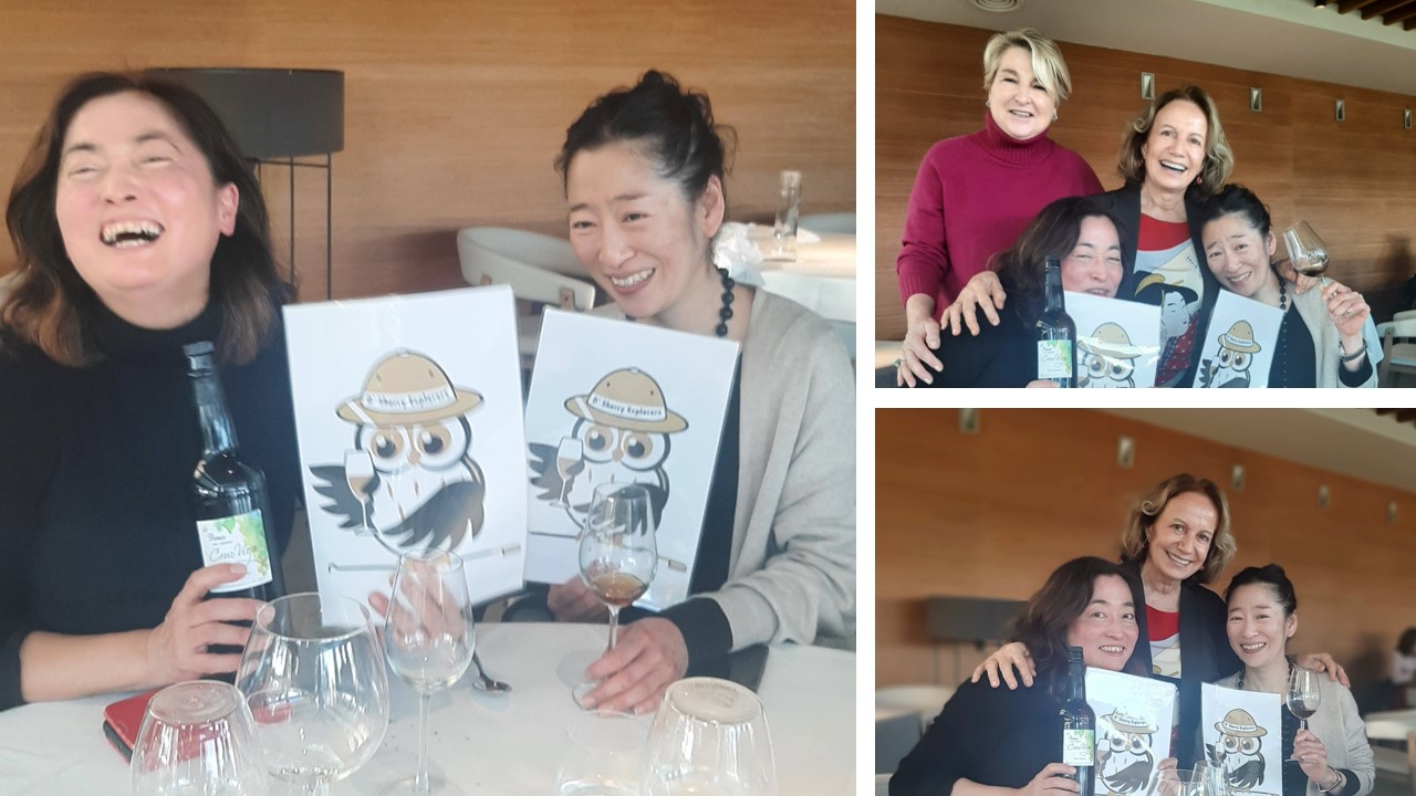 Nos visitan Sherry Explorers de Japón! Sherry Explorers visit us from&nbsp;Japan!