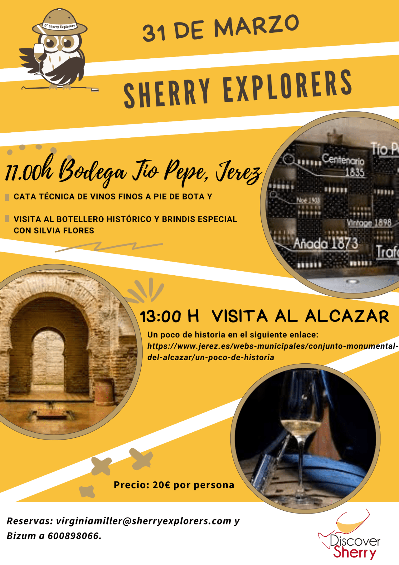 Próxima actividad de los Sherry&nbsp;Explorers: