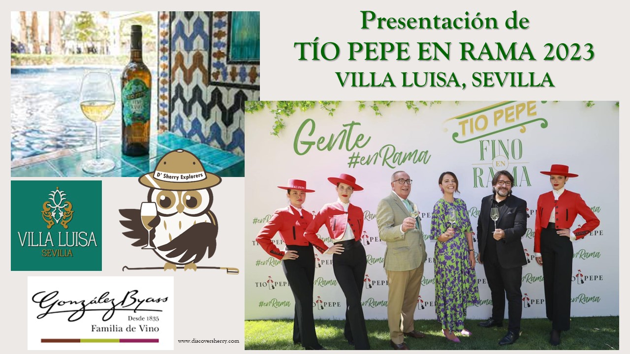 Presentación de Tío Pepe en Rama 2023 en Villa Luisa, Sevilla.  / Presentation of Tío Pepe en Rama 2023 at Villa Luisa,&nbsp;Seville