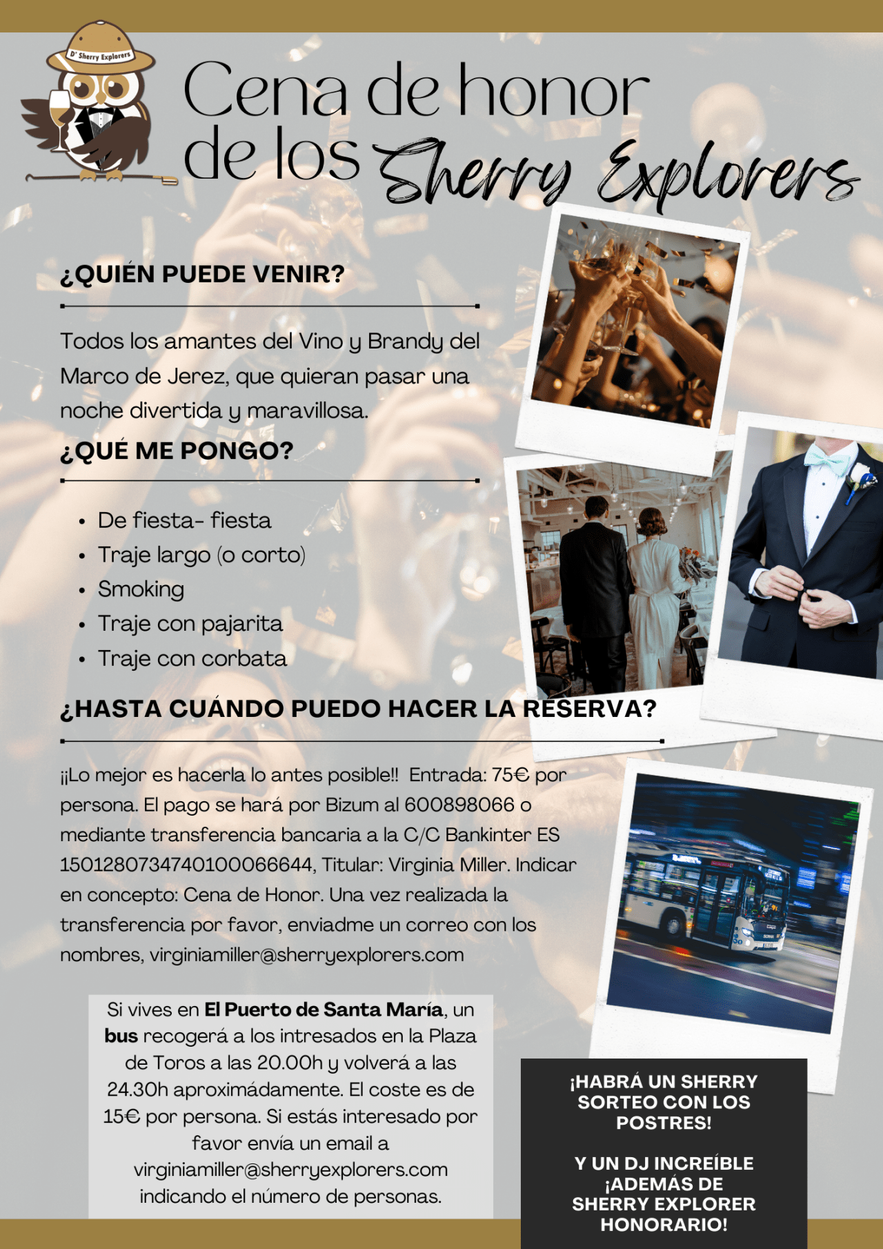 Cena de Honor: Menú.&nbsp;ideas…