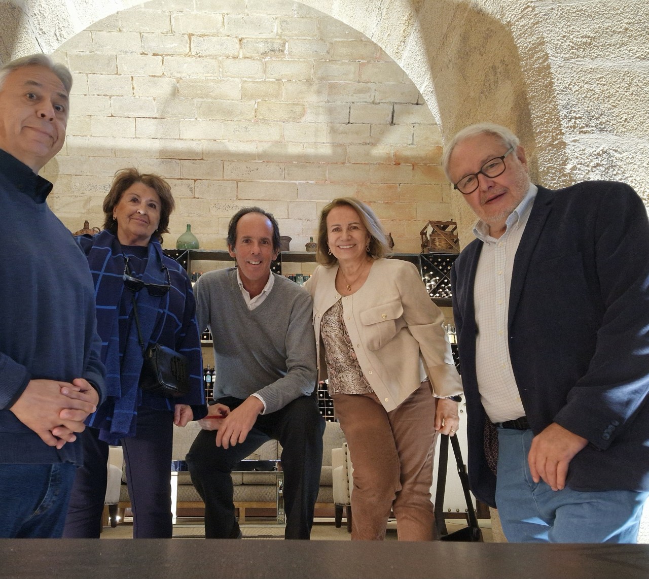 Bonita visita de Elías Rodríguez, un antiguo compañero de trabajo de D. Eduardo&nbsp;Miller.