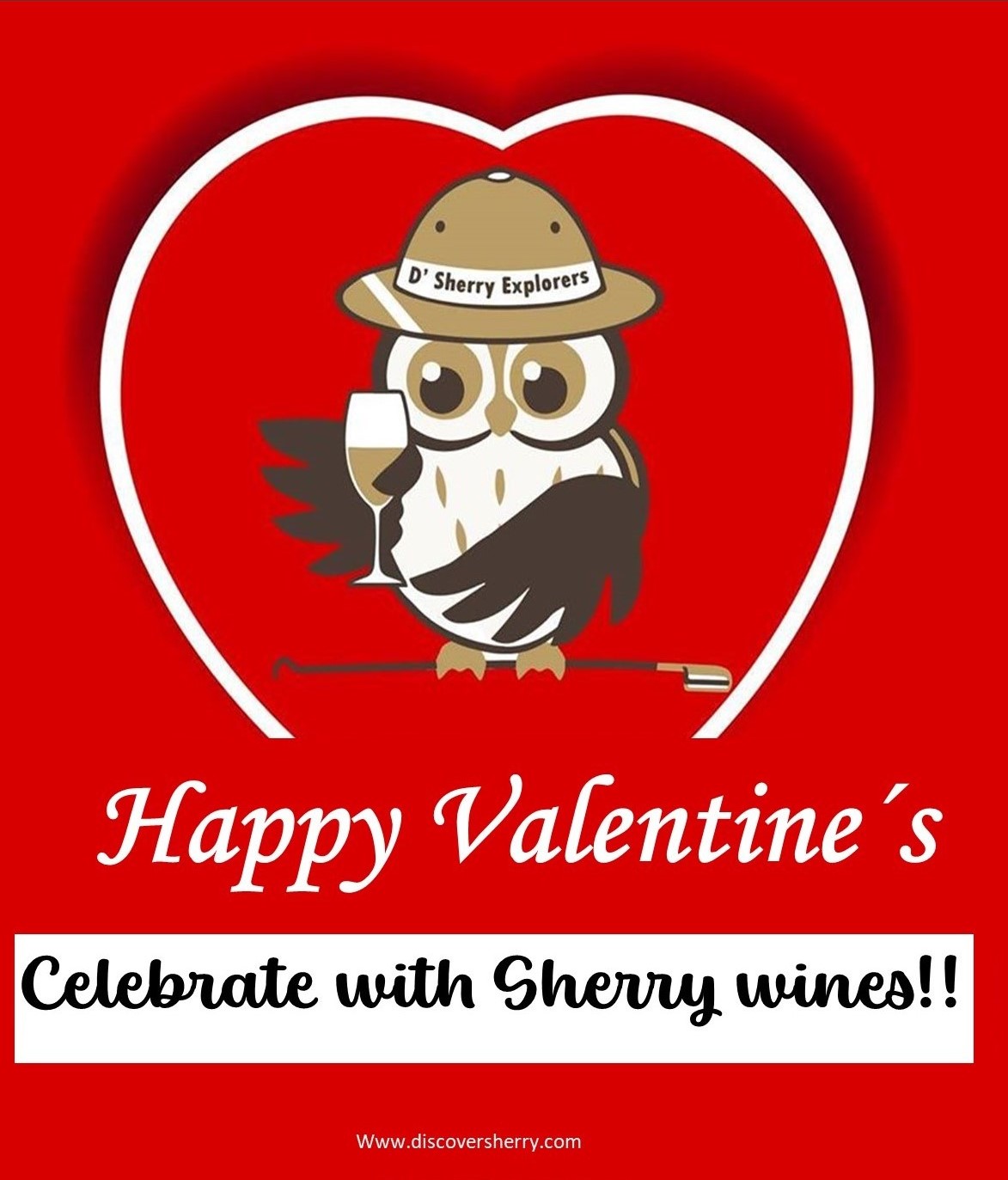 ¡Feliz día de San Valentín y un Sherry o Brandy para&nbsp;celebrar!